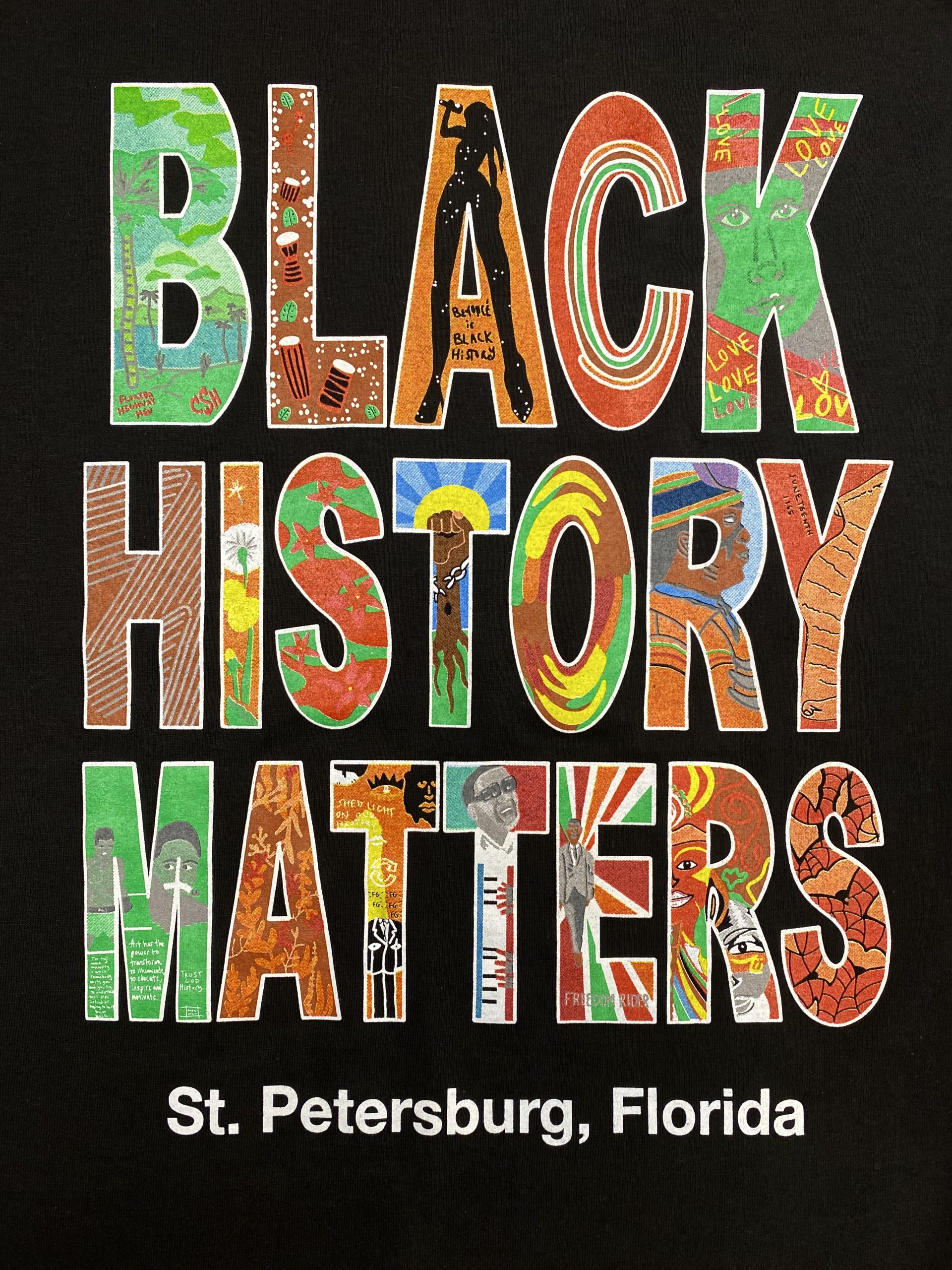 Black History Matters Mural T-Shirt 