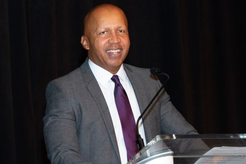 Bryan Stevenson, founder and executive director of the Equal Justice Initiative, headlined The Woodson Warriors fundraising event on Sunday, Feb. 4, at the historic Coliseum. 