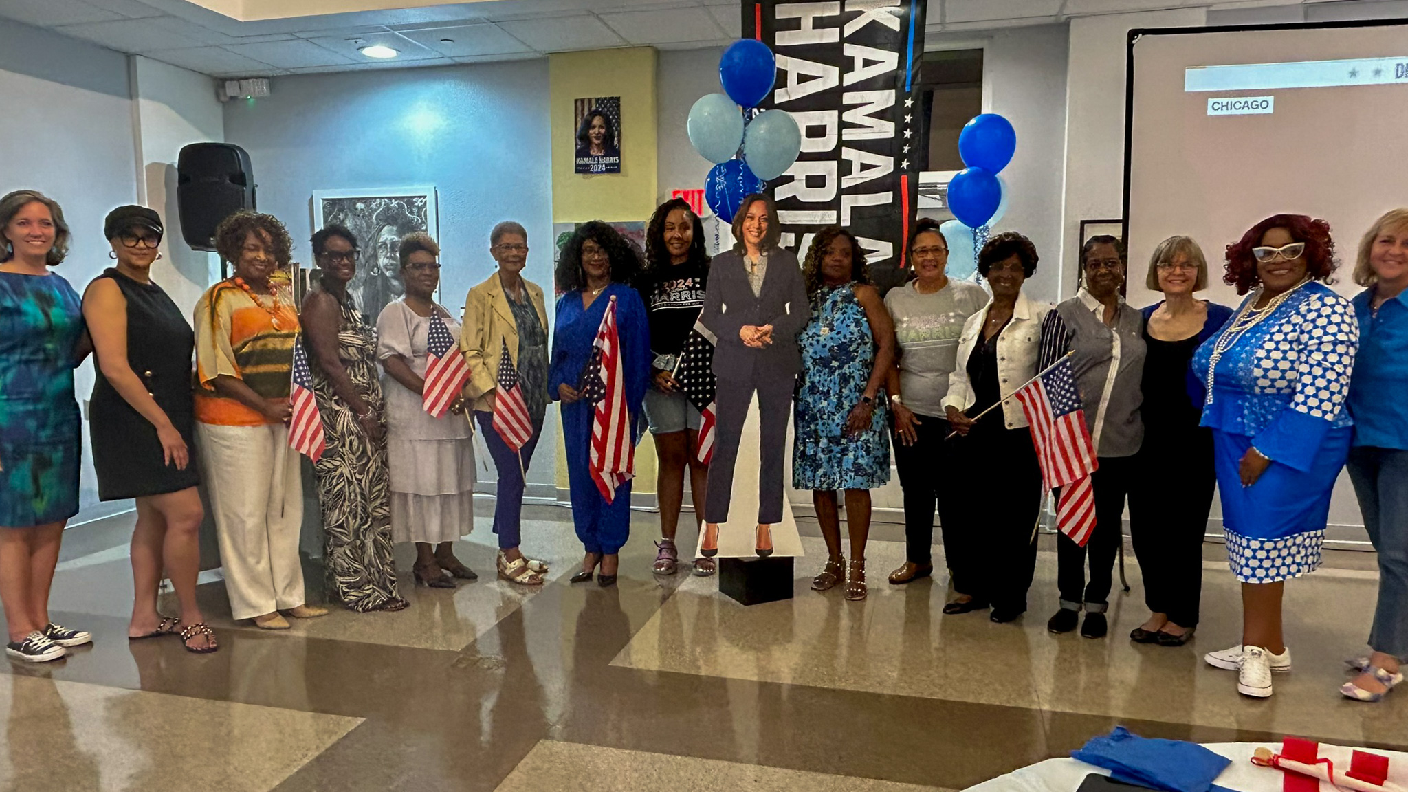 The First Ladies Society Hosts DNC Nomination Watch Party